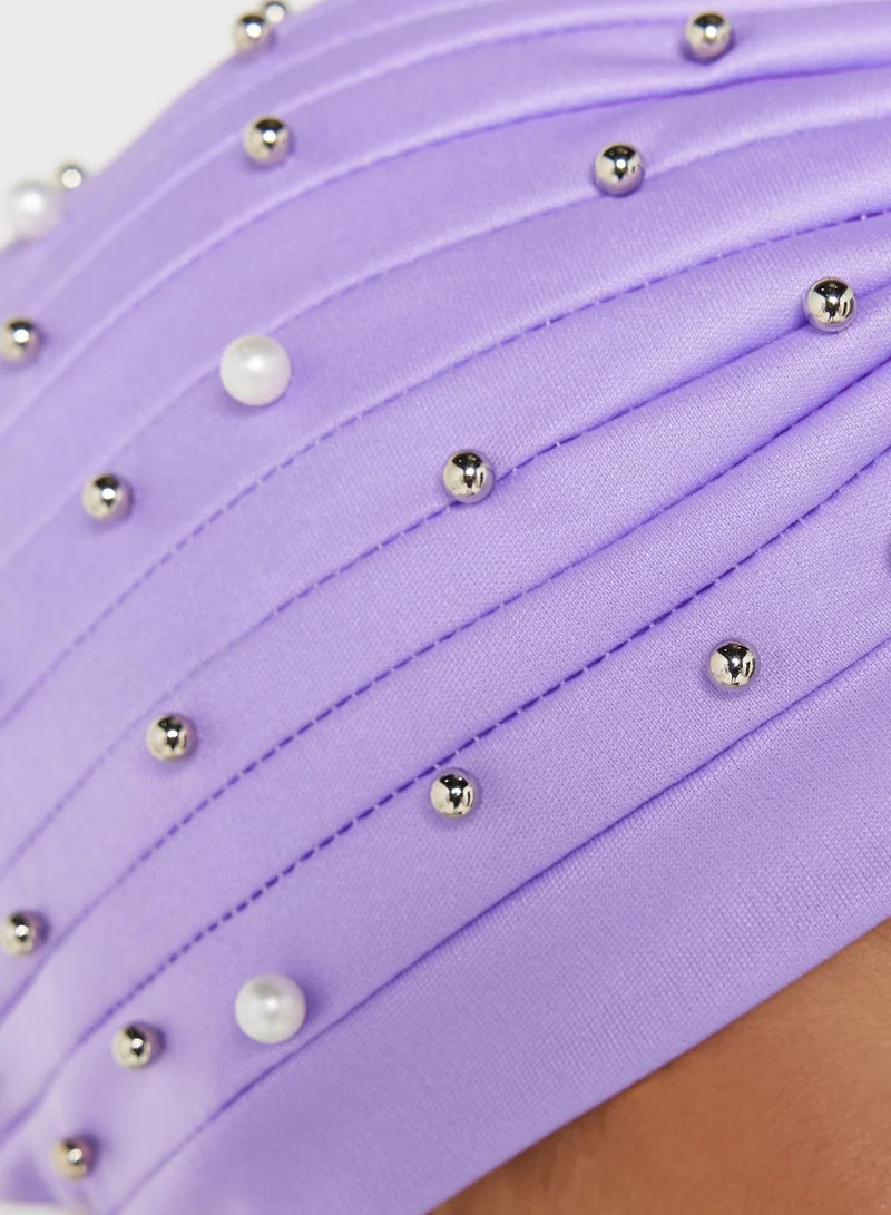 Khizana Pearl Detail Turban
