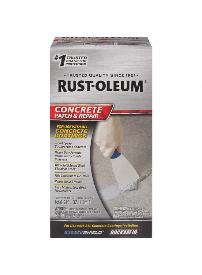 Rust-Oleum 215173 301012 Concrete Patch, 24 Oz