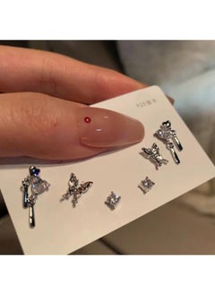 نيبمينينت 925 Silver Style Niche High-end Earrings Bowknot Daily Commuter Pearl Internet Celebrity Hot 