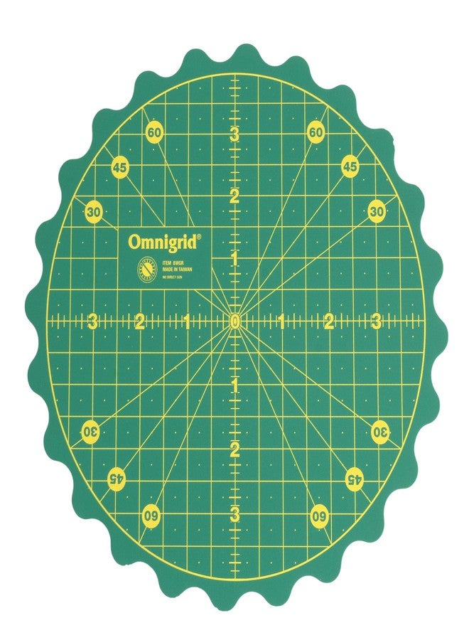 Omnigrid 360 Rotating Self-Healing Cutting Mat, 8 Inch Precision Fabric Cutting Mat with Durable Surface for Quilting, Sewing & Crafts - Image 1