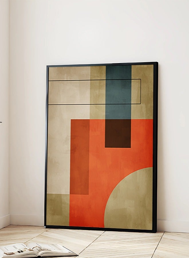 4gdran Canvas Wall Art For Wall Decoration Abstract Design With A Hollow Frame Size 120x80cm One Piece  - Image 2