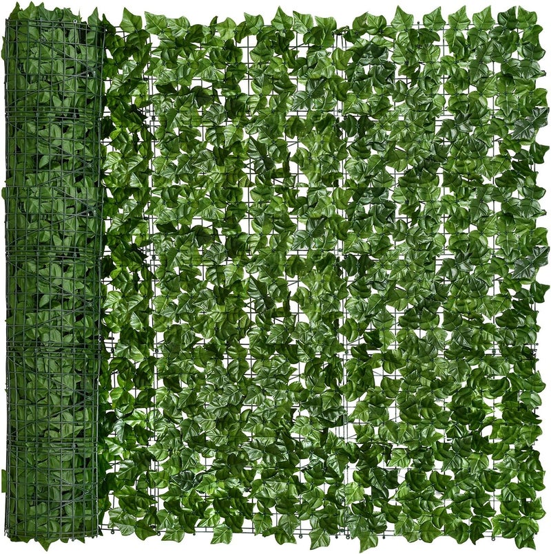 DearHouse Artificial Ivy Privacy Fence, 118x69in Artificial Hedges Fence and Faux Ivy Vine Leaf Decoration for Outdoor Garden Decor - Image 1