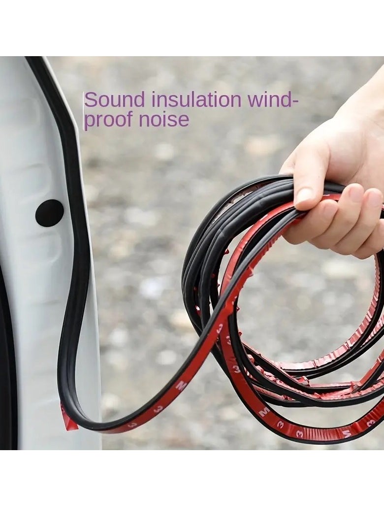 Generic 5M Car Door Seal Strip, Synthetic Rubber Pinstriping Tape  - Image 1