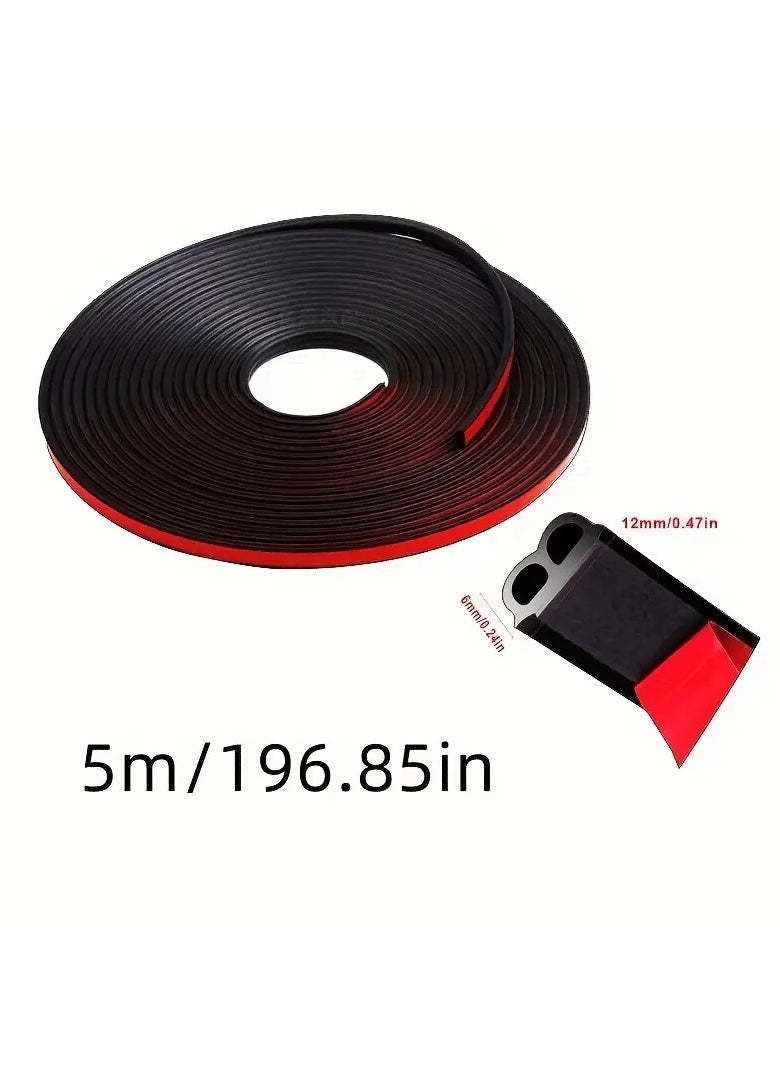 Generic 5M Car Door Seal Strip, Synthetic Rubber Pinstriping Tape  - Image 4