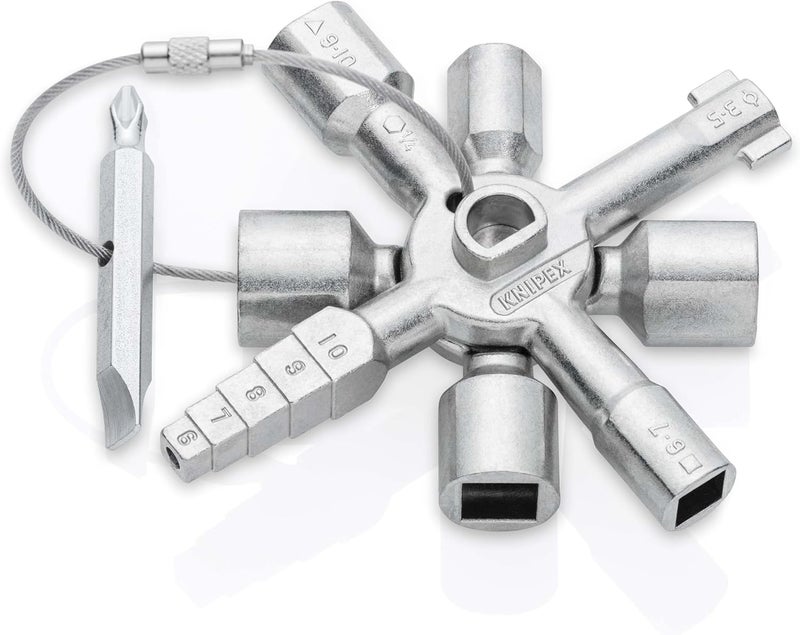 KNIPEX TwinKey® Cabinet Control Key 00 11 01 - Image 1