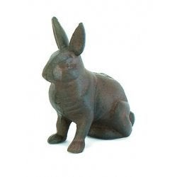 Upper Deck Cast Iron Rabbit Bunny Standing - Image 4