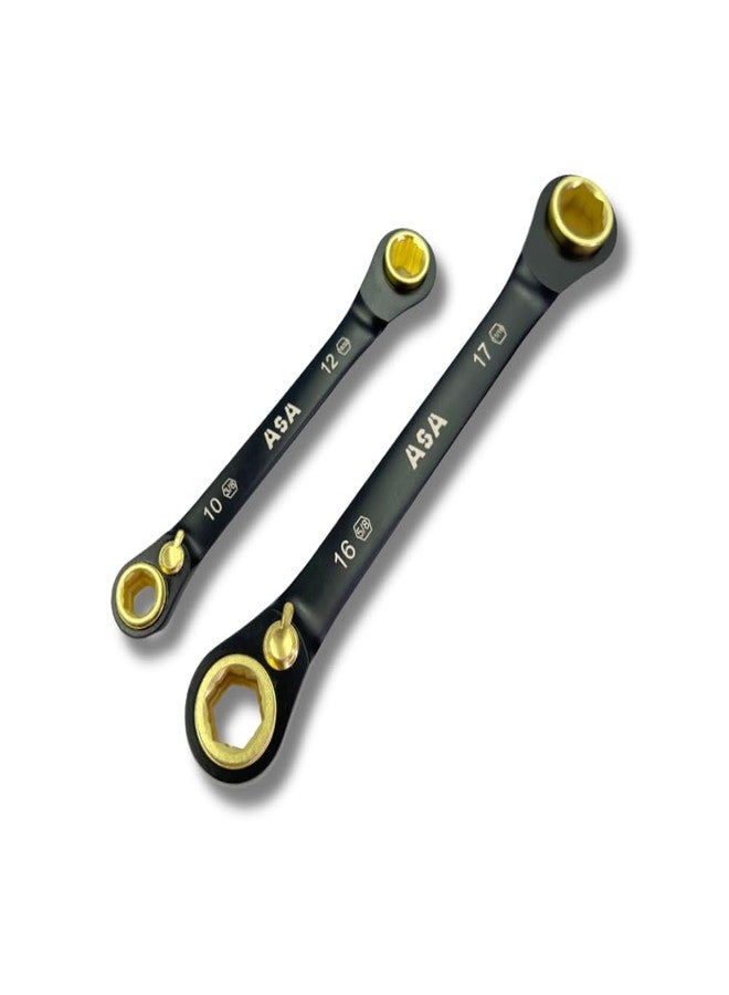 ASA 8-in-1 Stainless Steel 72-Tooth Bi-Directional Ratchet Wrench, Multi-Function Non-Slip Ratchet Wrench, Protects Bolts from Damage,super socket,universal socket,ratchet set(8in1 SET) - Image 1