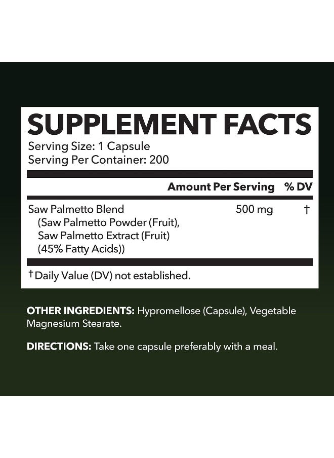 Havasu Nutrition - Saw Palmetto Prostate Supplements for Men as DHT Blocker Hair Growth for Men to Reduce Balding & Hair Thinning | Extenze Youth & Reduce Prostate Inflammation | Over 6 Month Supply Mens Prostate Health - Image 1