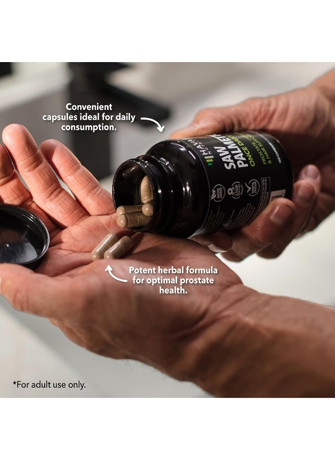 Havasu Nutrition - Saw Palmetto Prostate Supplements for Men as DHT Blocker Hair Growth for Men to Reduce Balding & Hair Thinning | Extenze Youth & Reduce Prostate Inflammation | Over 6 Month Supply Mens Prostate Health - Image 1