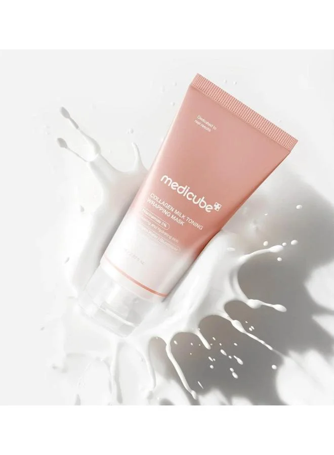 Medicube  Medicube-Collagen Milk Toning Wrapping Mask 75Ml for Women | Best Price UAE