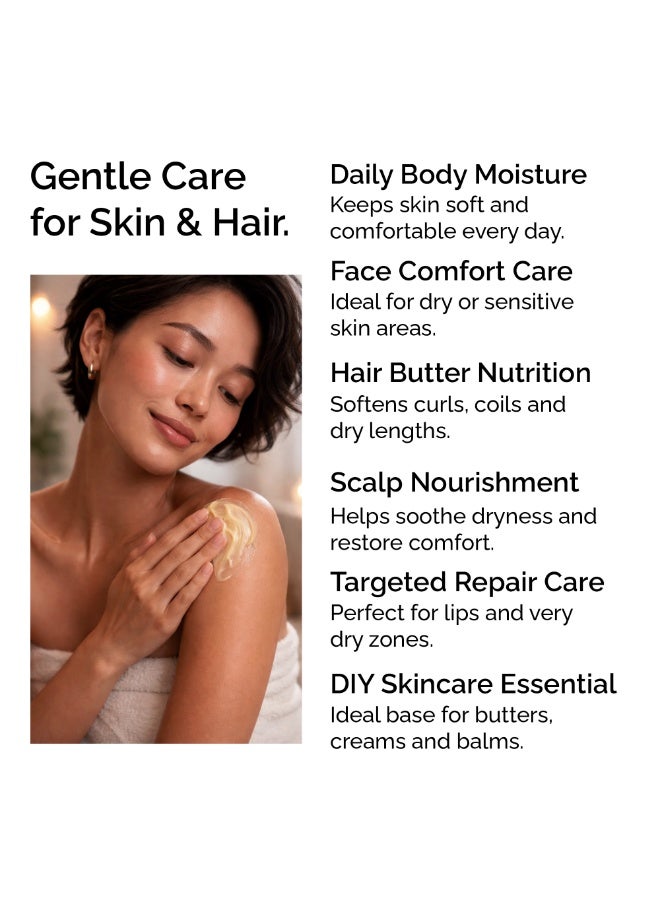 Marjan Nature Organic Mango Butter – 100% Pure Natural for Skin, Hair & Lips – Deep Moisturizing & Nourishing – 50g - Image 5