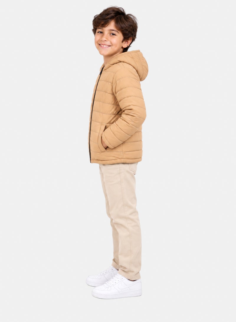 Andora Boys Quilted Puffer Zipper Jacket - Image 2