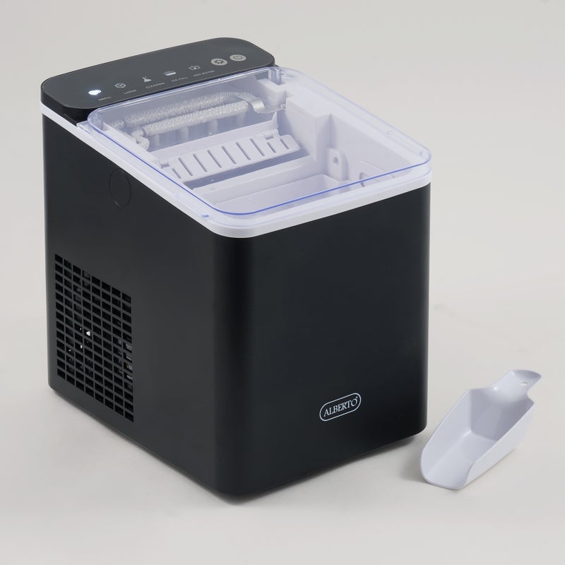 Alberto polypropylene ice maker, black 1L 10-12kg/24h 150W - Image 2