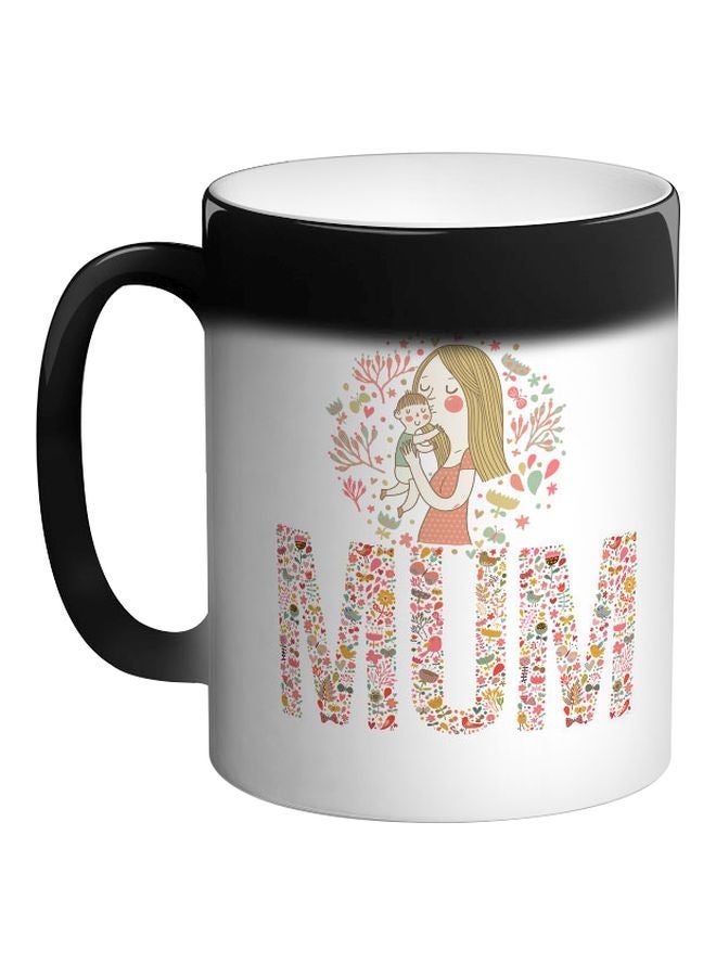 RYN Mum Printed Magic Coffee Mug Black 11ounce