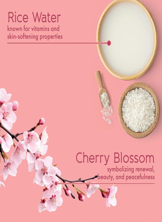 Tesori d'Oriente Tesori d’Oriente Ikigai Body Lotion, 13.5 fl oz, Daily Full Body Moisturizer with Rice Water and Vitamin B & E, Non-Greasy & Fast-Absorbing, Cherry Blossom Scented, All Skin Types - Image 2