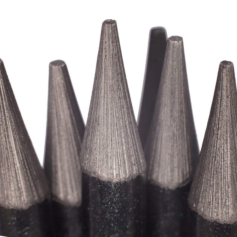 ArtBee Woodless Graphite Pencils 6 Piece HB 2B 4B 6B 8B and EE Suitable for Sketching Drawing and Shading - Image 2