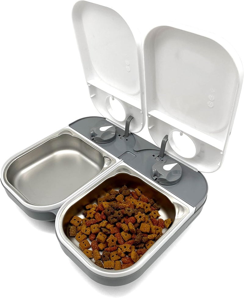 Cat Mate Stainless Steel Bowl Inserts (402) - Compatible with C100 and C200 Automatic Feeders, Suitable for Wet and Dry Food (Pack of 2) - Image 2