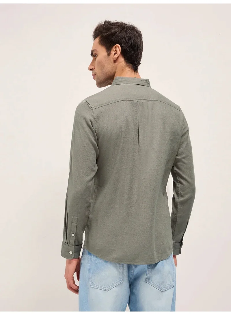 THE BEAR HOUSE  Men’s Long Sleeve Shirt – Classic, Comfortable and Stylish Essential for Work, Travel or Casual Outings for Men | Best Price UAE
