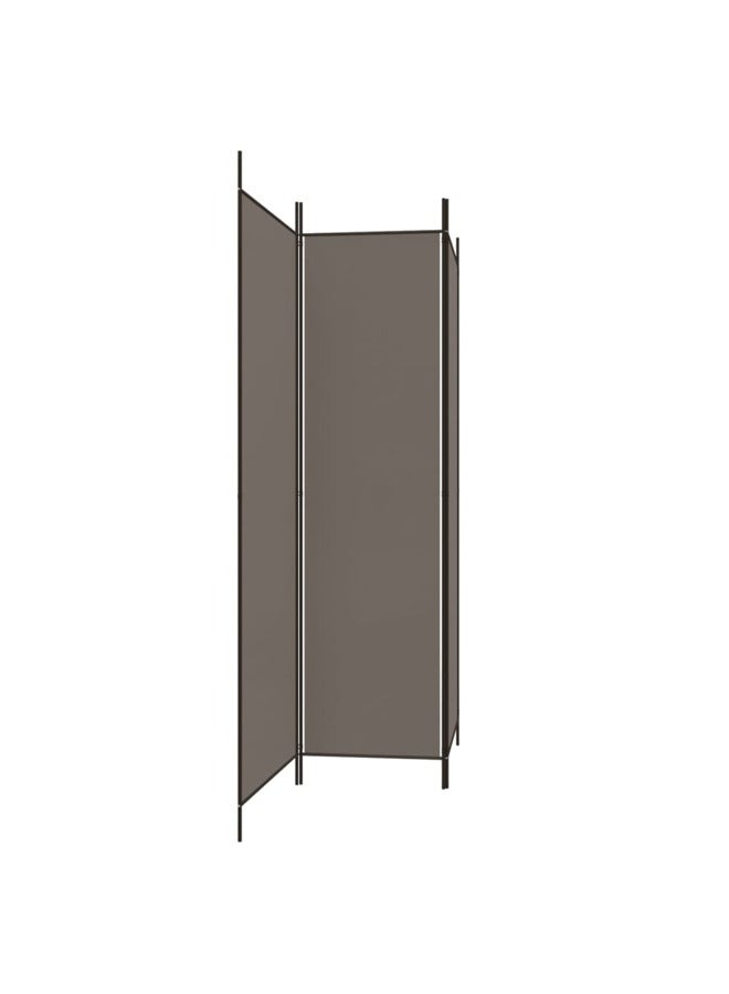 فيداكسل مقسم غرفة 3-ألواح أنثراسيت 150×200 سم قماش 350180 - Image 3