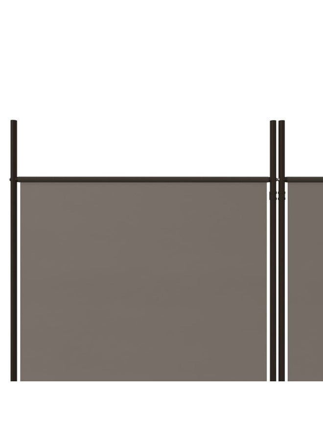 فيداكسل مقسم غرفة 3-ألواح أنثراسيت 150×200 سم قماش 350180 - Image 5
