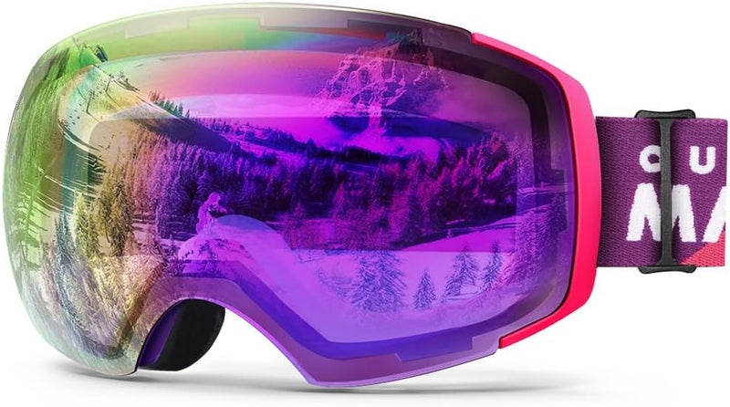 OutdoorMaster Ski Goggles PRO - Frameless, Interchangeable Lens 100% UV400 Protection Snow Goggles for Men & Women - Image 1