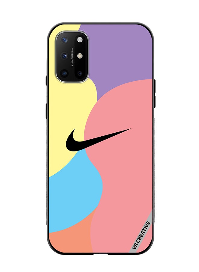 VR CREATIVE Protective Case Cover For OnePlus 8T Nike Logo Colourful Design Multicolour - Image 1