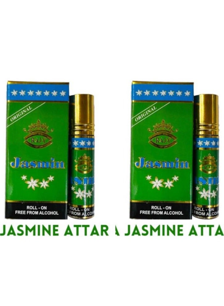 Jasmin Roll On Perfume 8 ml 2Pcs