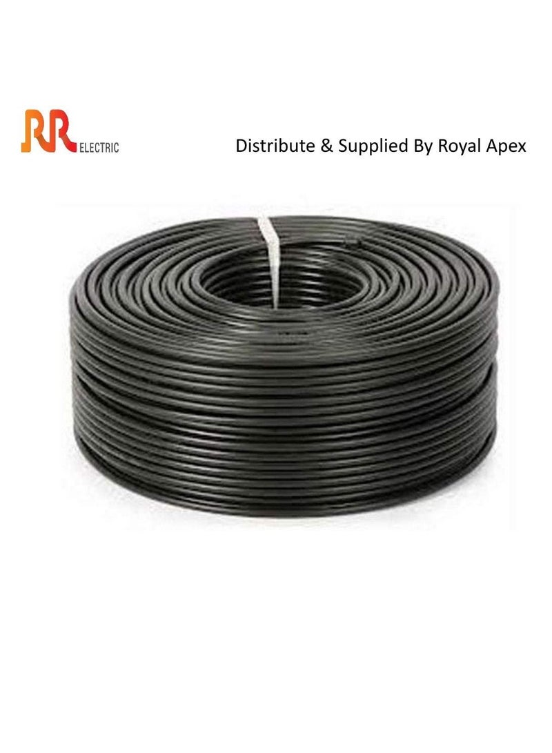 RR Multi Strand Pure Copper Single Core Flexible Cables Trirated Electrolytic Conductor up to 105C Fire Resist Electric Panel Wire BS6231 ISO9001 CE Compliant 100Y 90m Roll 0.75 mm Black - Image 2
