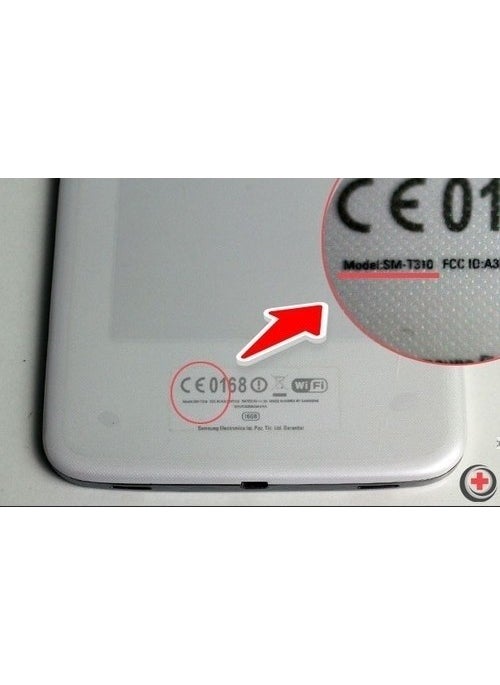 TahTicMer Omelo Samsung Tab A T580 T582 T585 T587 Case with Sleep Mode and 360° Rotating Stand 10.1" Red  - Image 3