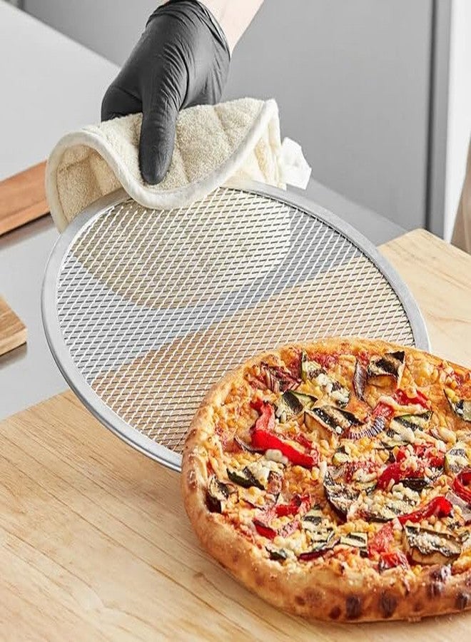 Bits N Things Pizza Screen | Seamless Round Aluminum Mesh | Baking Tray for Home Kitchen Restaurant | (2 Each (4 Total), 10 & 12 Inch) - Image 4