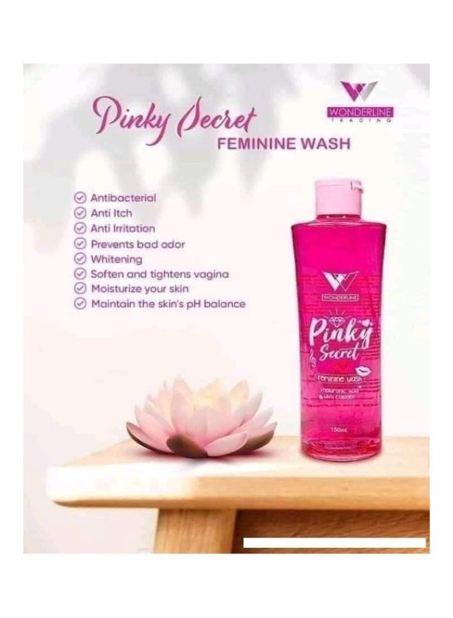 Wonderline Pinky Secret Feminine Wash 150ml – Hyaluronic Acid & Collagen Gentle Intimate Cleansing Wash - Image 3