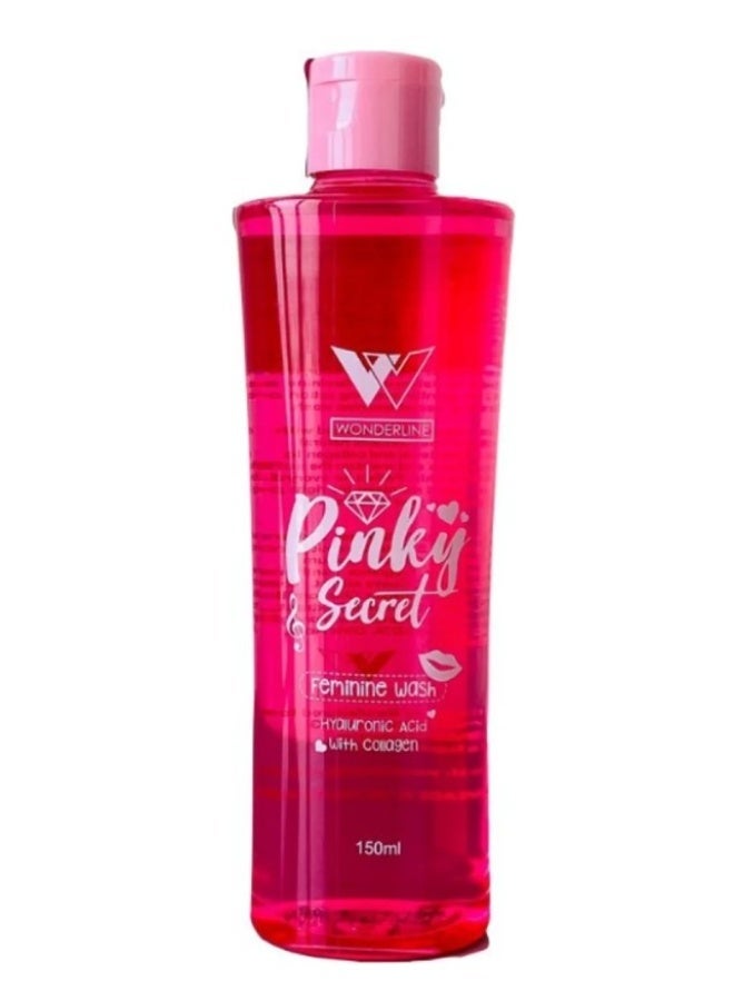 Wonderline Pinky Secret Feminine Wash 150ml – Hyaluronic Acid & Collagen Gentle Intimate Cleansing Wash - Image 2