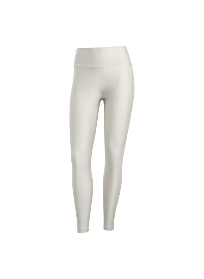 Adidas Opt Ess Shine L Grey Training Tights For Women 2XS