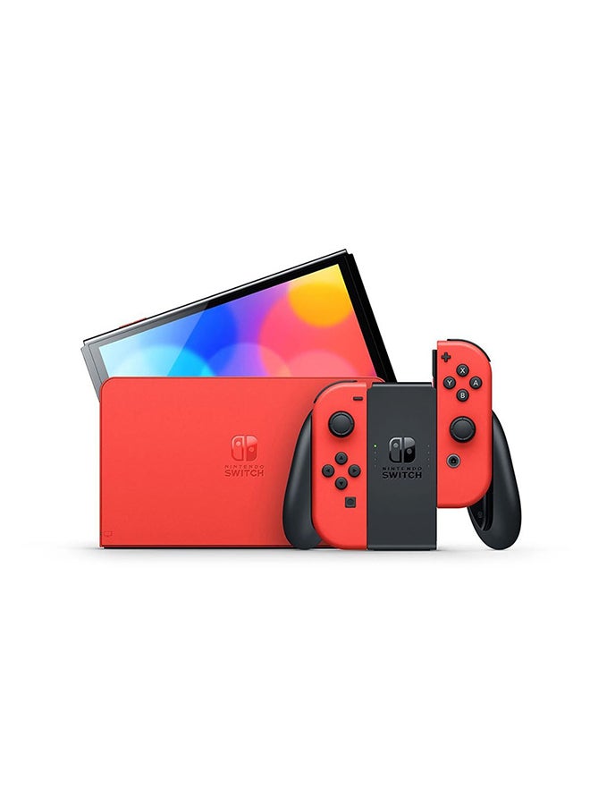 Nintendo Switch OLED Mario Red Console - Image 2