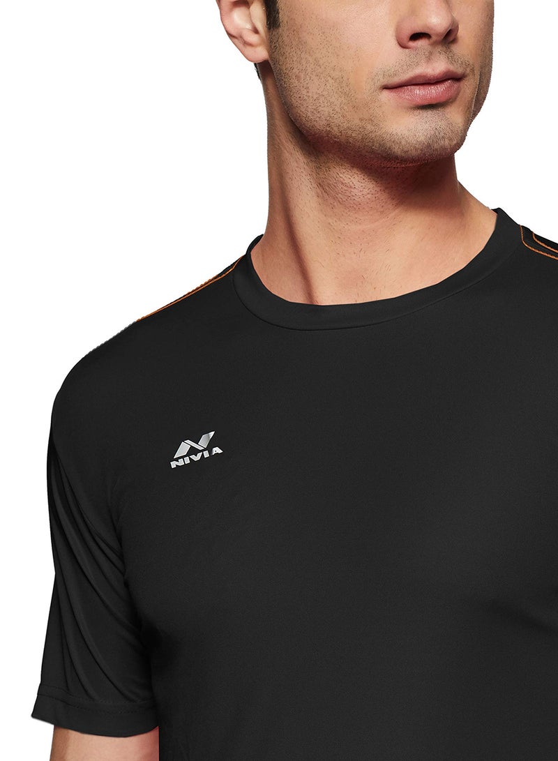 Nivia Step Out & Play 2205S6 | Hydra -1 Fitness Jersey | Material : Polyester | Size : Small | Regular Fit | Comfort | Standard - Image 2