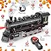 Hot Bee Train Set for Boys Alloy Remote Control Train Sets with Steam Locomotive Light Up Cars and Tracks Electric Trains Set Toys for Toddler Kids Christmas Toys Gifts for 3 4 5 6 7 8 Year Old - Image 4