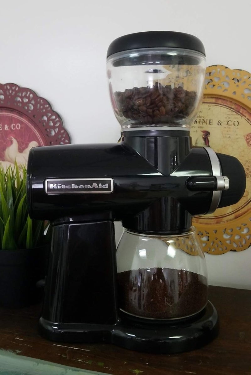 Univen 7 oz Coffee Ground Glass Jar Carafe fits KitchenAid Burr Grinder replaces 4176728 KPCGRND - Image 3