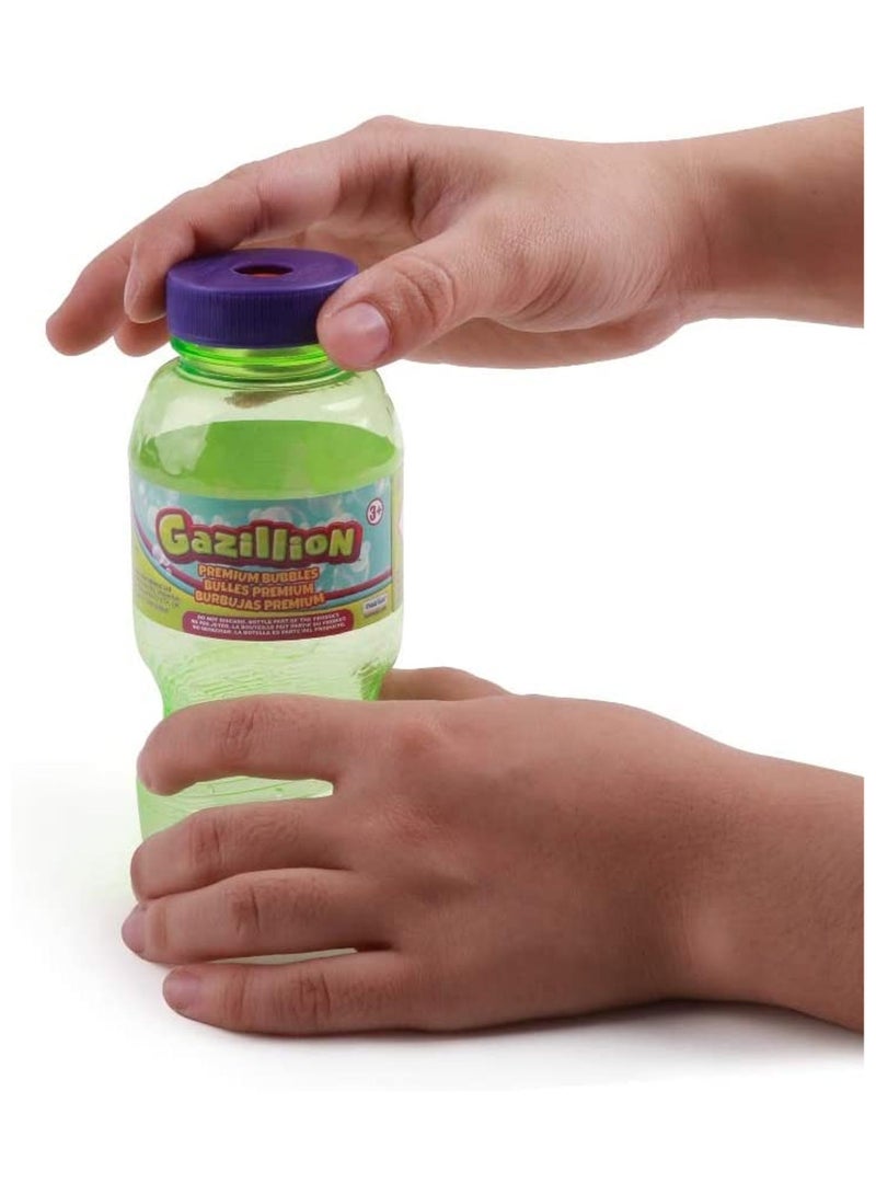Gazillion آلة عاصفة فقاعات غازليون مع محلول فقاعات 8 أونصات، تعمل بالبطارية | فقاعات ألعاب | لعب في الهواء الطلق | هدايا حفلات للأطفال | منفاخ فقاعات | هدية للأطفال والبالغين - Image 4