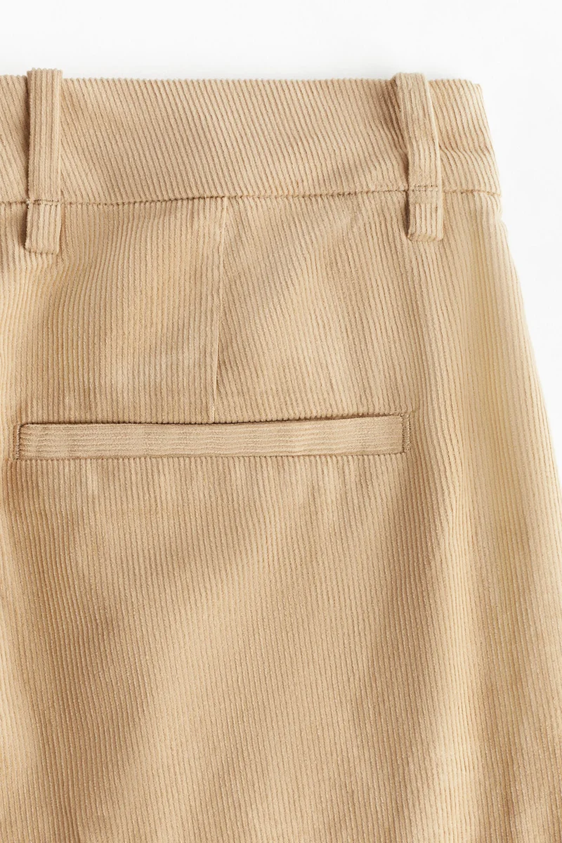 H&M Wide corduroy trousers