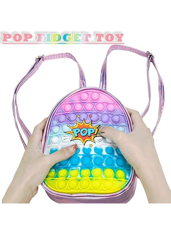 Davin Pop it backpack- Pop it bag - Mini fidget backpack  - Image 2