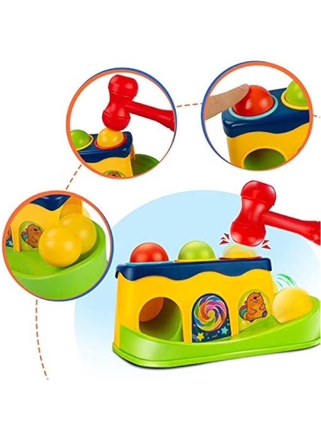 Hammer and Ball Drop Toys for 1 Year Old Boy Girl Infant Gifts - Pound a Ball Toddler Toys - Baby Toys for 6 to 12-18 Months - Image 4
