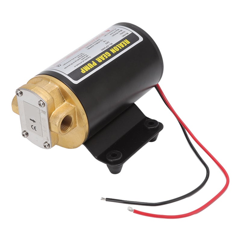 Electric Oil Pump:  Premium Brass Wear-Resistant Gear Pump - Thermal Protection Motor Large Flow High Pressure Pump for Engine Oil Change, Transmission Oil Transfer - Image 2
