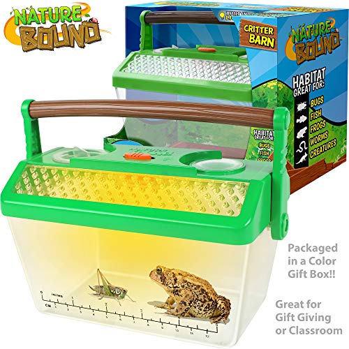 Nature Bound Bug Catcher Critter Barn Habitat Bug Catcher Kit for Kids Outdoor Nature Exploration Toys IndoorOutdoor Insect Collecting with Light Kit STEM Toy for Boys Girls Ages 3 - Image 5