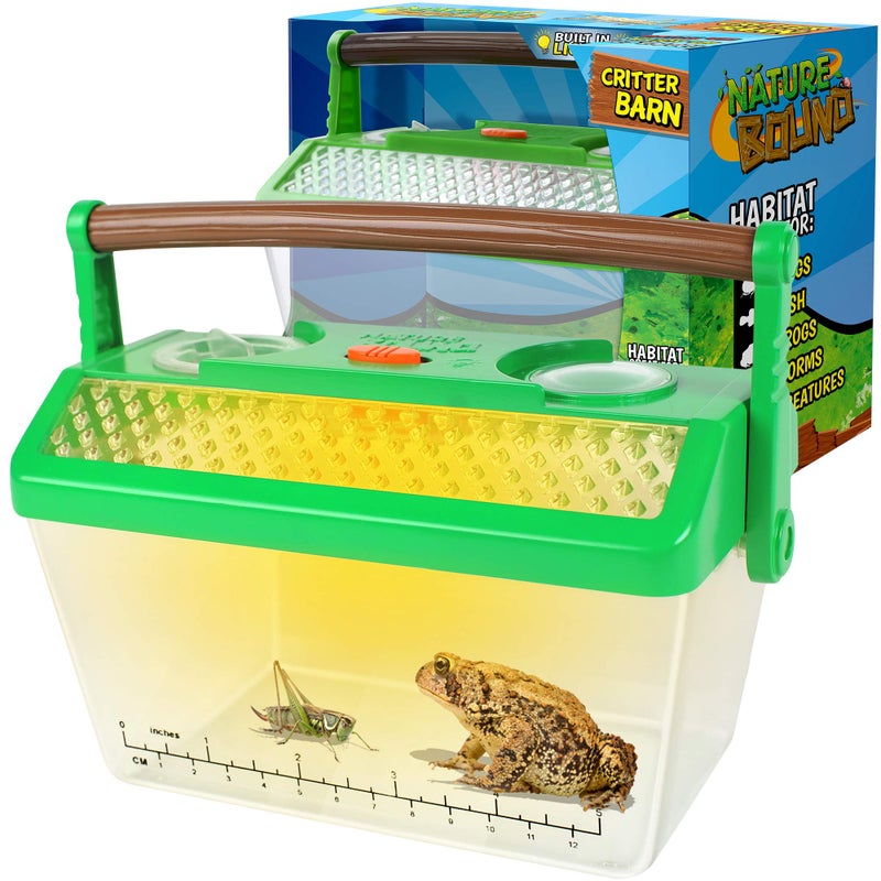 Nature Bound Bug Catcher Critter Barn Habitat Bug Catcher Kit for Kids Outdoor Nature Exploration Toys IndoorOutdoor Insect Collecting with Light Kit STEM Toy for Boys Girls Ages 3 - Image 4