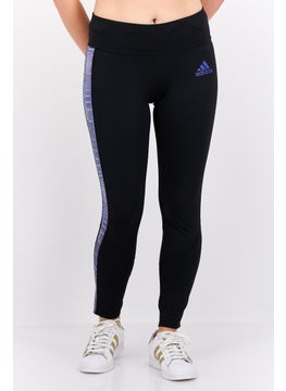 Adidas Women Sportswear Fit Brand Logo Running Tight, Black Combo  - Image 1