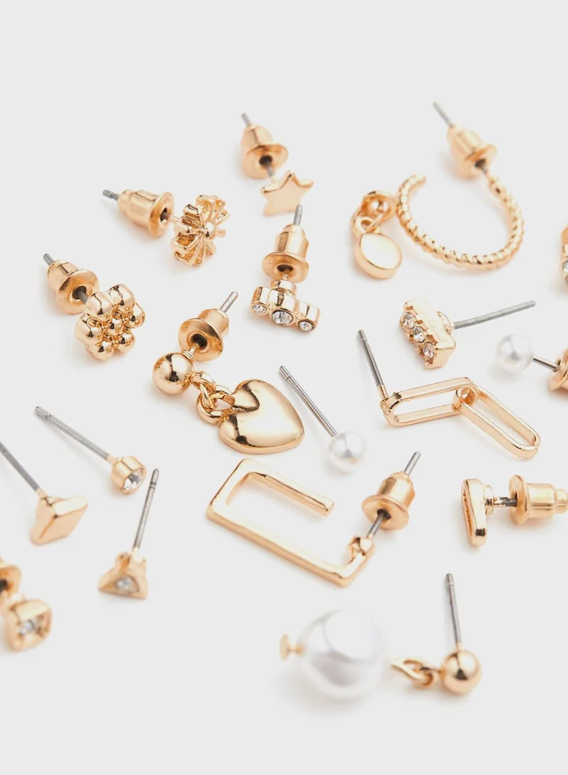 H&M 25 Pairs Earrings And Studs