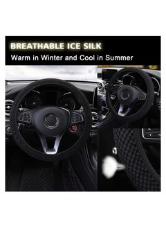 RATSAW Car Steering Wheel Cover Breathable Anti Slip Elastic Stretch Steering Wheel Cover Steering Wheel Universal 36 to 38 CM for Most of Cars  - Image 3