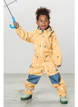 Tchibo Toddlers Boy Polka Dots Bodysuit, Yellow  - Image 1