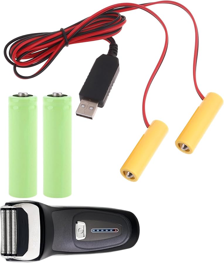 2in1 USB AA Battery Eliminator For Remote Control LED Lights 2Pcs 1 5V LR6 Batteries Replacement - Image 3