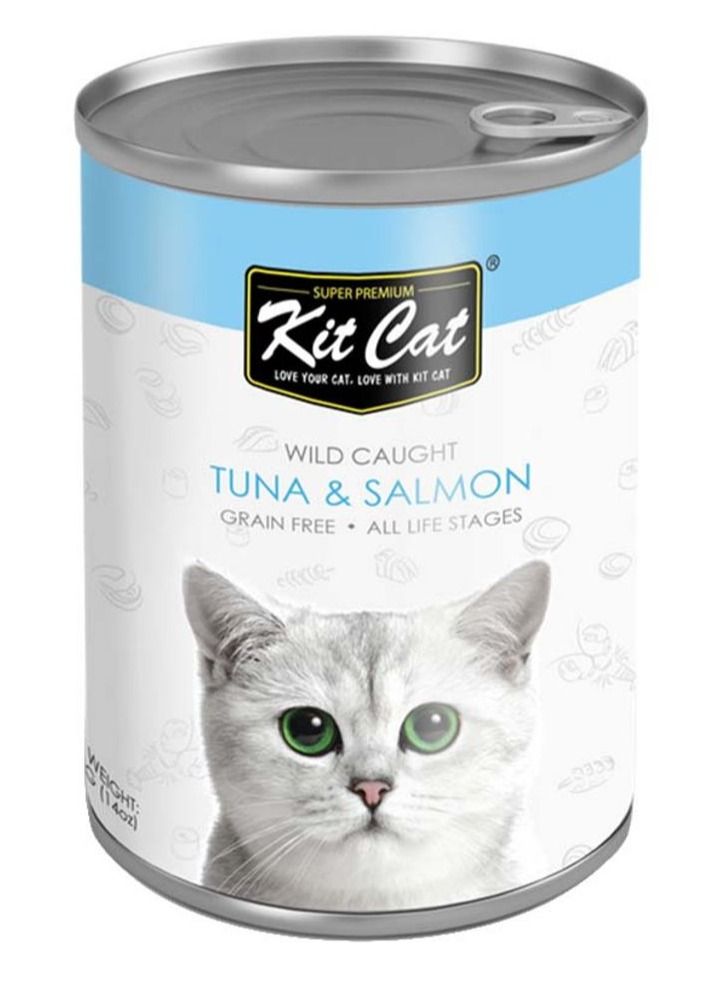 كيت كات سمك التونة والسلمون البري الطازج 400 عرام - Image 1
